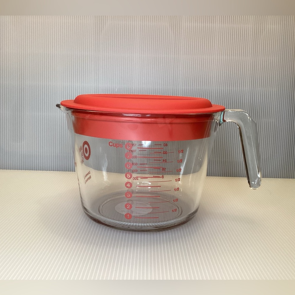 Made by Design 8 Cup Glass Measuring Cup with Lid